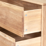 Комод Дольче Вита с 3 глубокими ящиками, массив дикого дуба