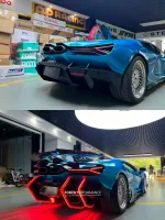 Карбоновая крышка двигателя со спойлером для LAMBORGHINI REVUELTO 2023+ Ламборгини