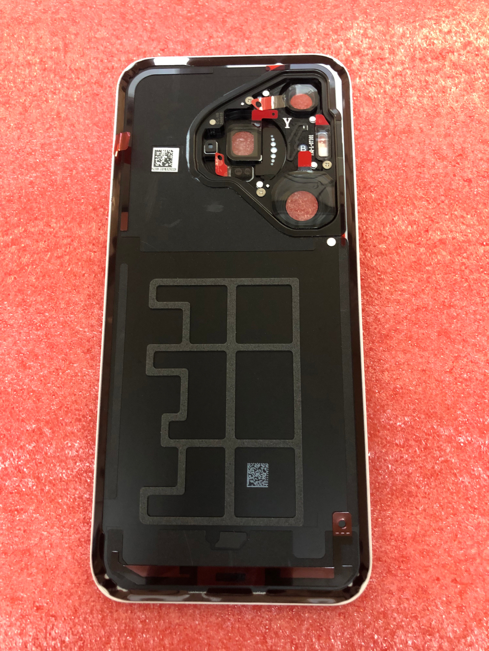 Задняя крышка для Huawei Pura 70 Pro (HBN-LX9) Белая, Оригинал Сервисная