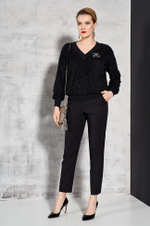 22551 Джемпер женский (черный)