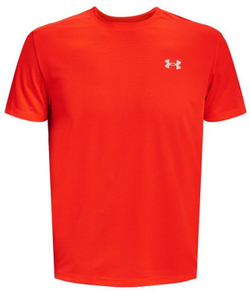 Мужская теннисная футболка Under Armour Mens UA Speed Stride Short Sleeve - phoenix fire/reflective