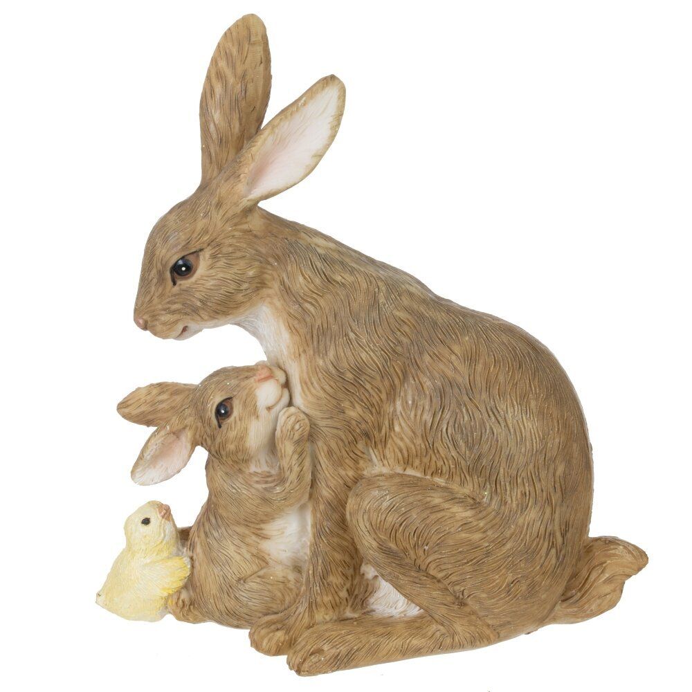 GAEM Фигурка декоративная "Зайцы", L11,5 W5,5 H13,5 см