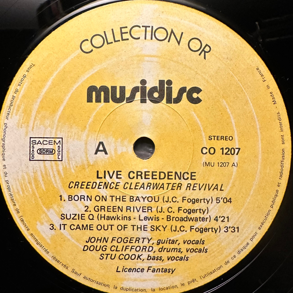 Creedence Clearwater Revival - Live Creedence (Франция)