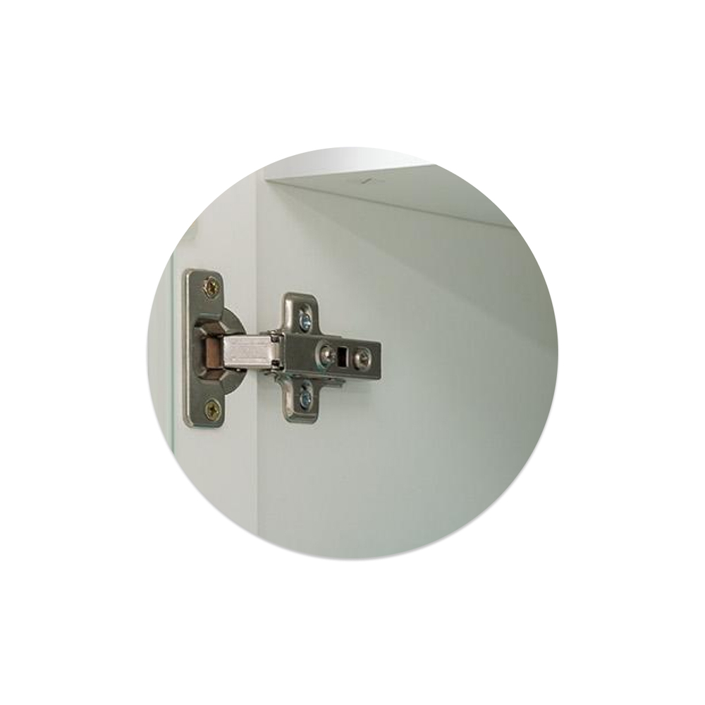 Шкаф Woodville Опра 16.307 белый PE шагрень, дуб золотой craft