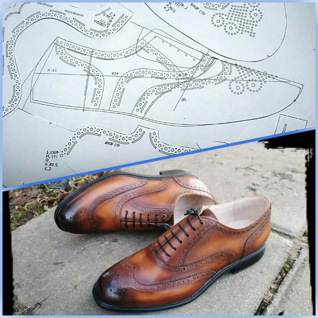 Лекала Л - 3 мужские ОКСФОРДЫ