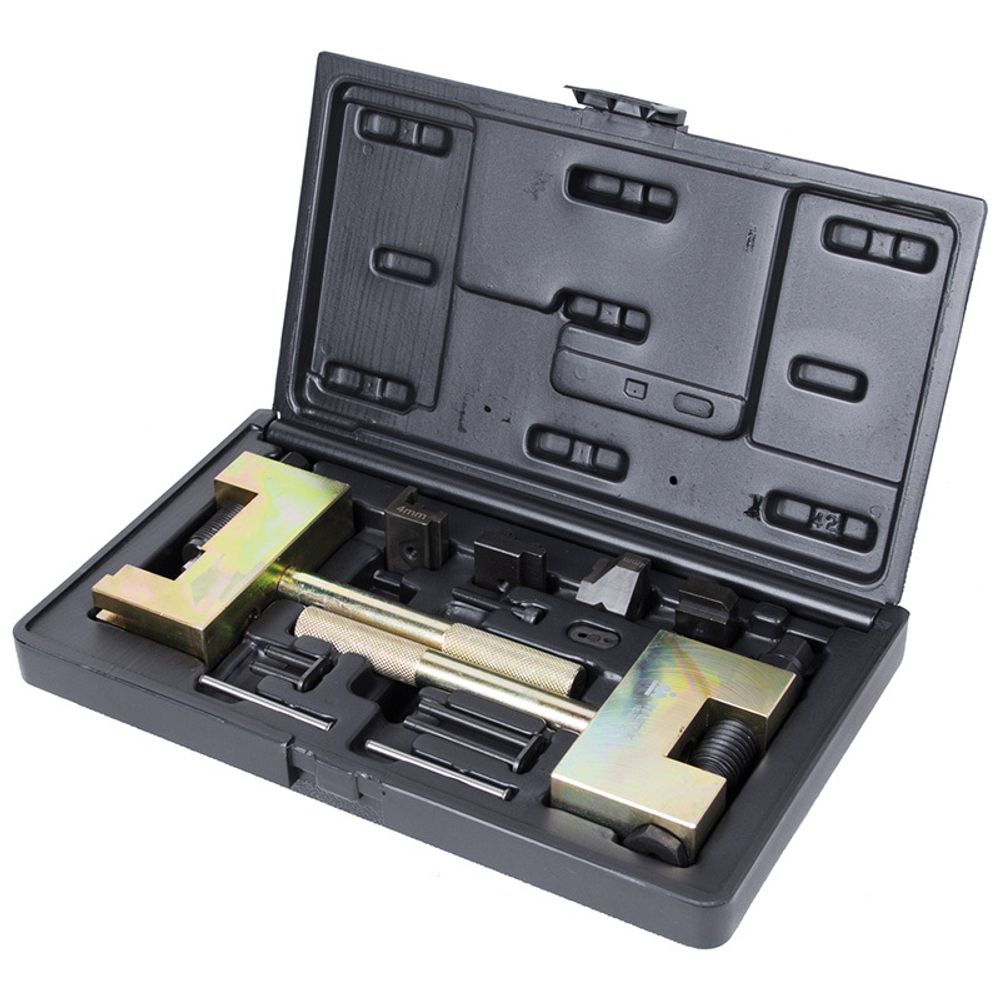 МАСТАК (103-22013C) Набор для соединения и разъединения звеньев цепи ГРМ MB, кейс, 13 предметов