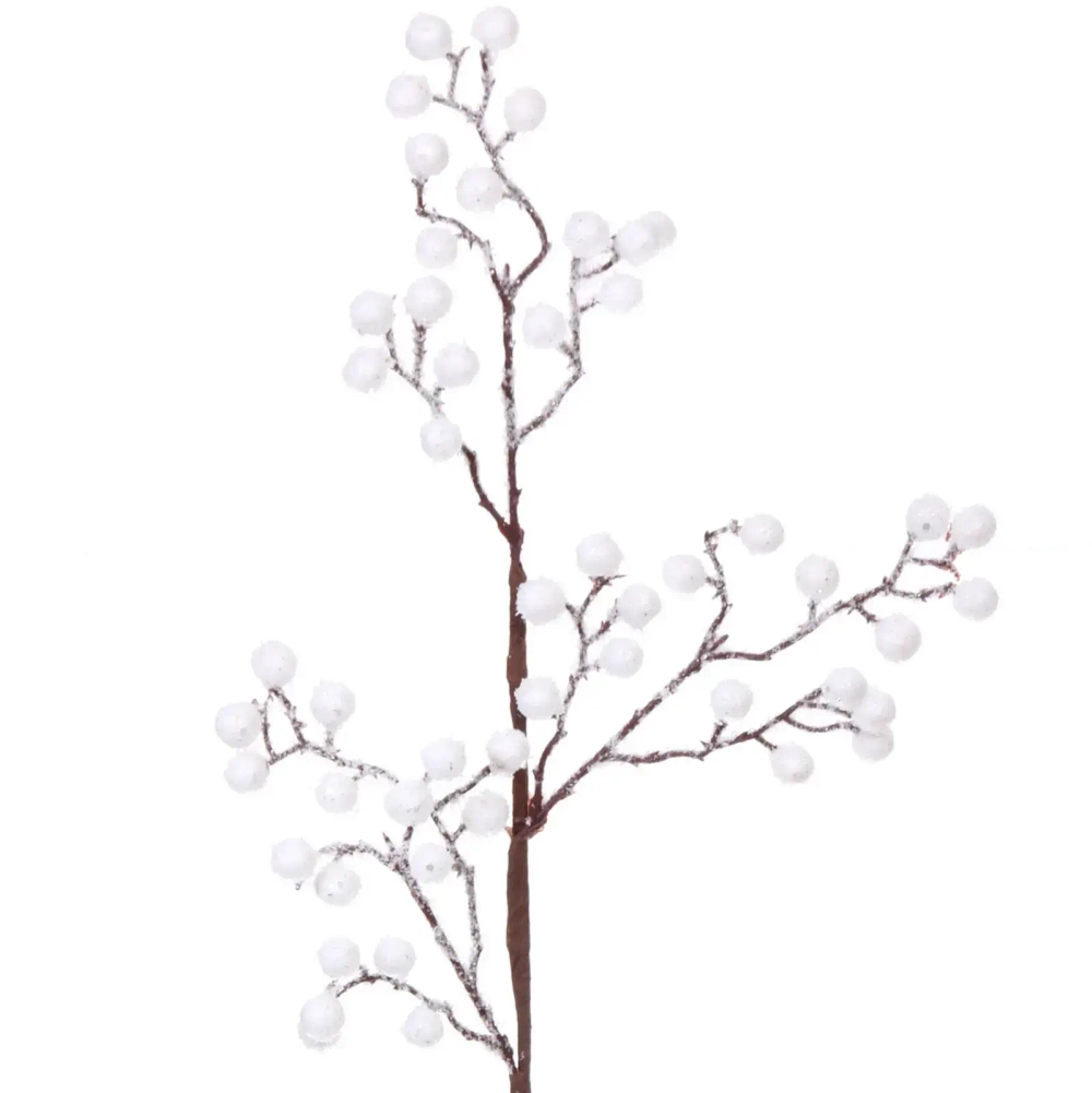 Ветка декоративная «Зимнее волшебство» 65 см