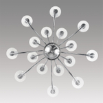 8034/16 CLASSI LN25 18 хром, металл/стекло Люстра подвесная Е14 16*40W 220V INCANTO