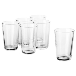 IKEA 365+ Стакан, прозрачное стекло, 30 мл