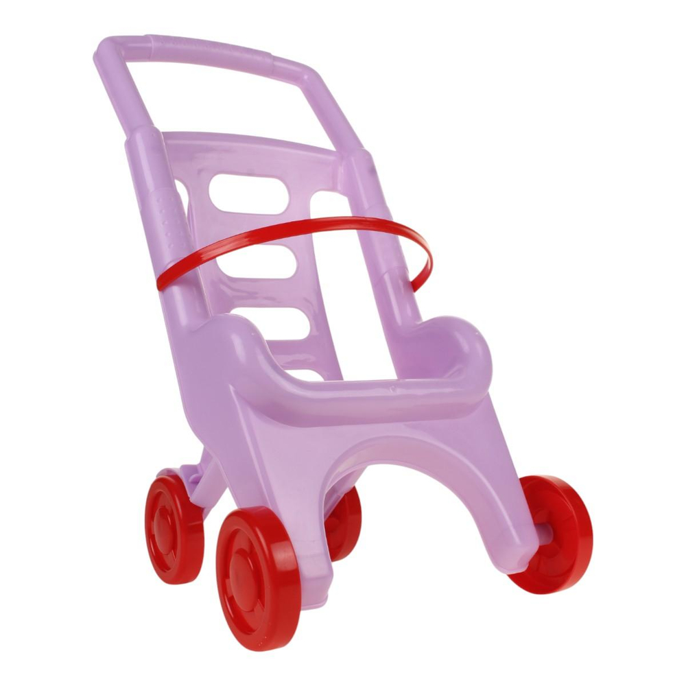 Коляска пластмассовая, фиолетовая RRB-113 (32*28*48 см)