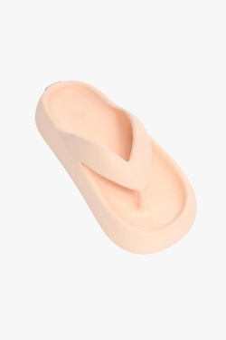 ZARA ШЛЕПАНЦЫ НА ПЛАТФОРМЕ, ОРАНЖЕВЫЙ