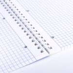 Тетрадь А4, 96 л., BRAUBERG, гребень, клетка, обложка картон, КРАСИВЫЕ ЦВЕТЫ, 403072