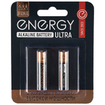 Батарейка алкалиновая Energy Ultra LR03/2B (AAA) (2шт на блистере) (104404)
