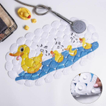 5407204 Коврик для ванны Доляна «Мама утка», 38×68 см