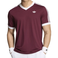 Мужская теннисная футболка Adidas Tennis Classics - maroon