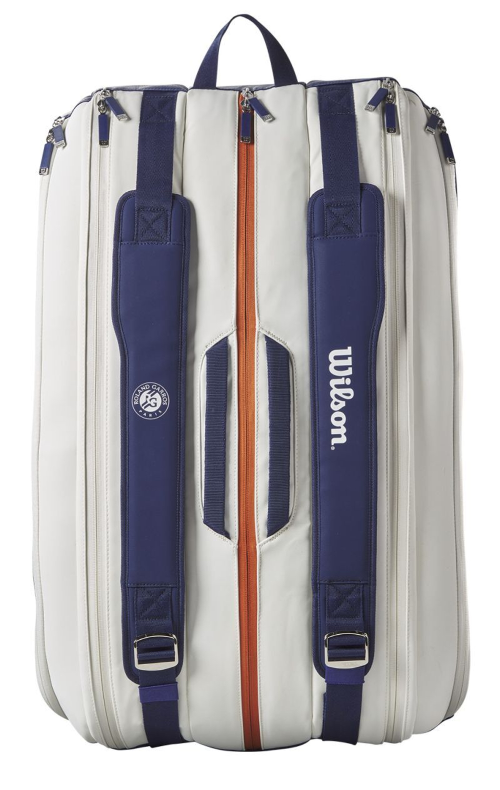 Сумка теннисная Wilson Roland Garros Super Tour 15 Pack - navy/white/clay