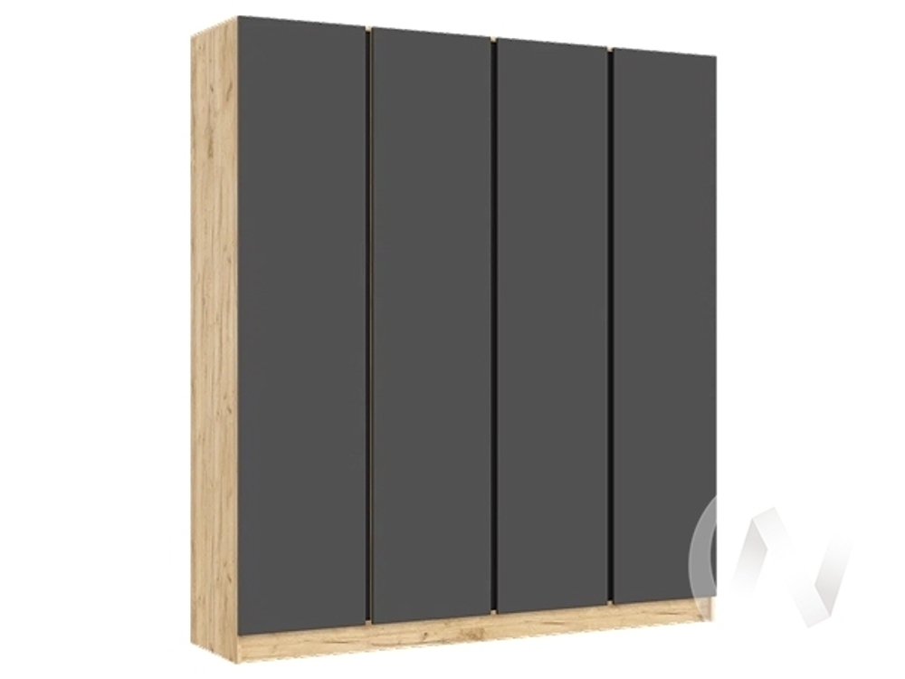 Шкаф 4-х ств. (2000) Келвин (дуб крафт/графит)