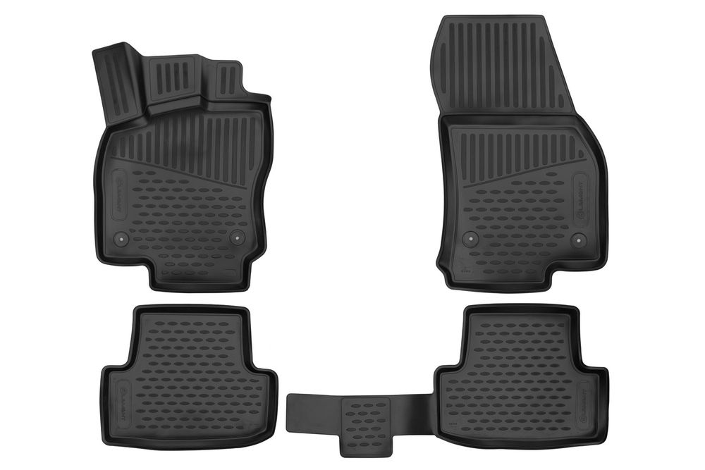 Коврики 3D в салон для VOLKSWAGEN Taos (I), 2020-, 4шт. (полиуретан)  AFM3DA66922210K