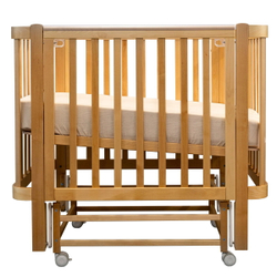 Кроватка детская Antemi Terra Light NEW с маятником НИК 17д дерево