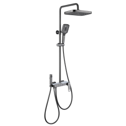 купить Душевая стойка Black&White UK5012MG GUN METAL оружейная сталь