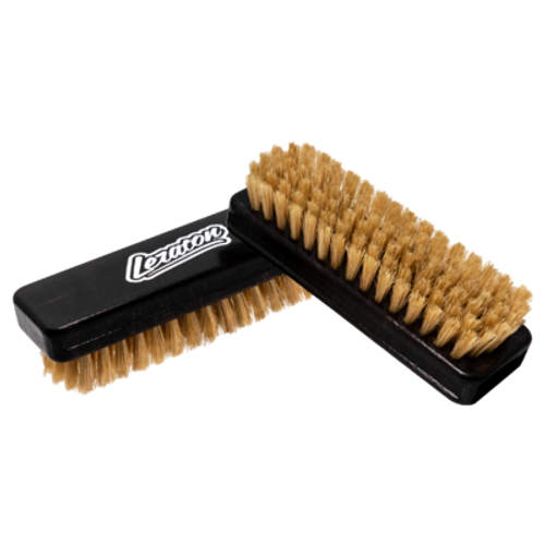 Щетка для чистки кожи из натуральной щетины (жёсткая) LERATON BR1N