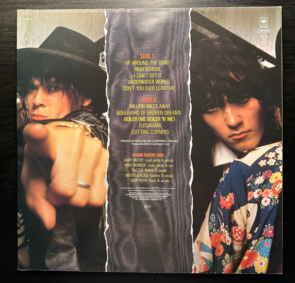 Hanoi Rocks - Two Steps From The Move (Голландия 1984г.)