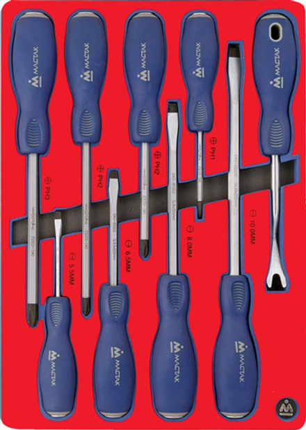 Набор отвёрток силовых, ложемент МАСТАК 5-4009D