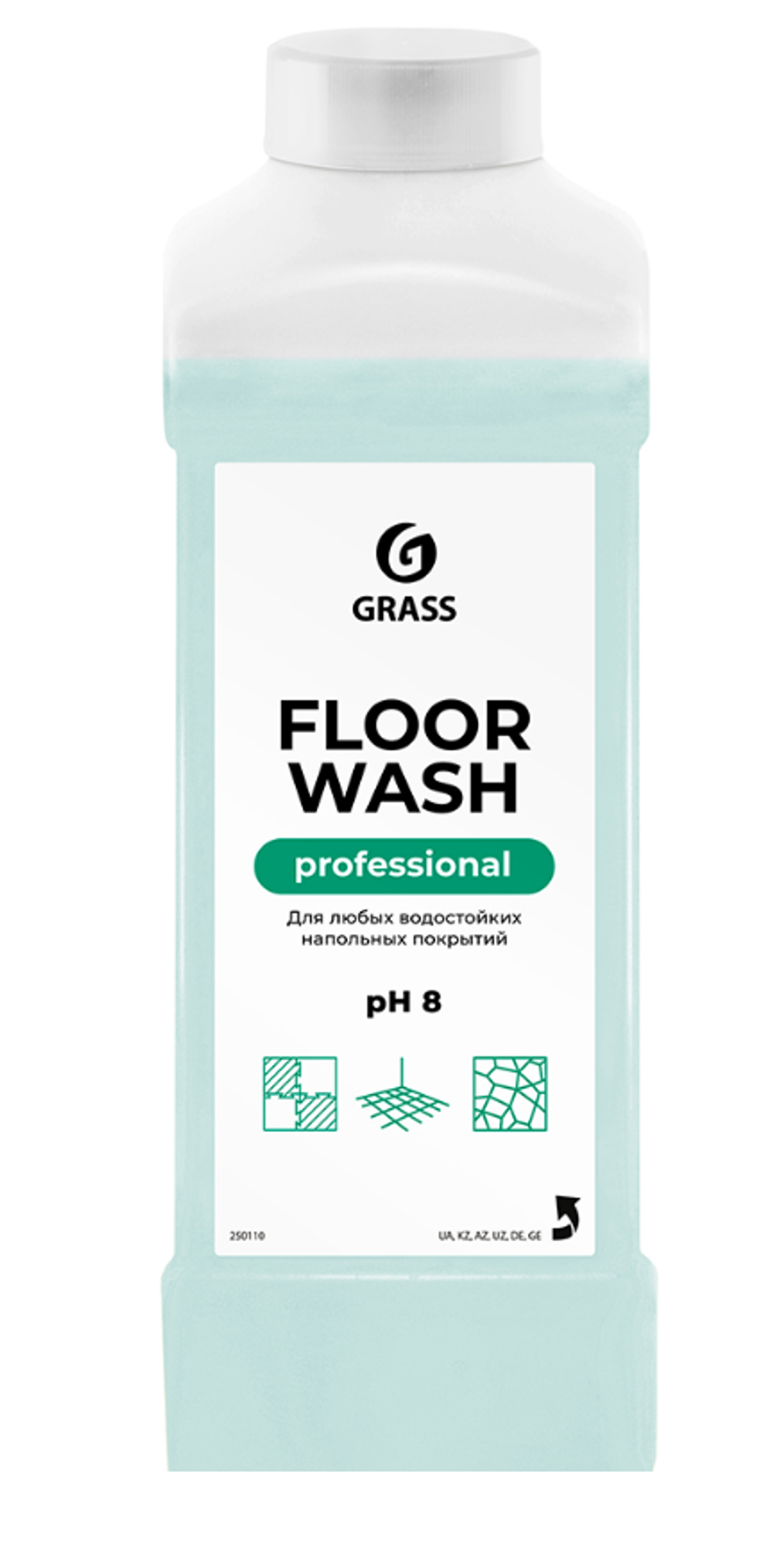 Средство для мытья полов Grass Floor Wash, нейтральное, 1 л