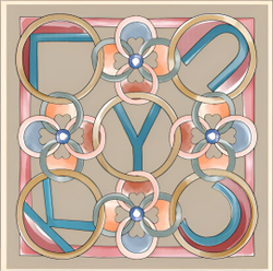 Платок двойной печати 88x88 см AV-BSD1031240202