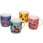 Кружка керамическая 360мл «Новогодняя сказка», микс рисунков