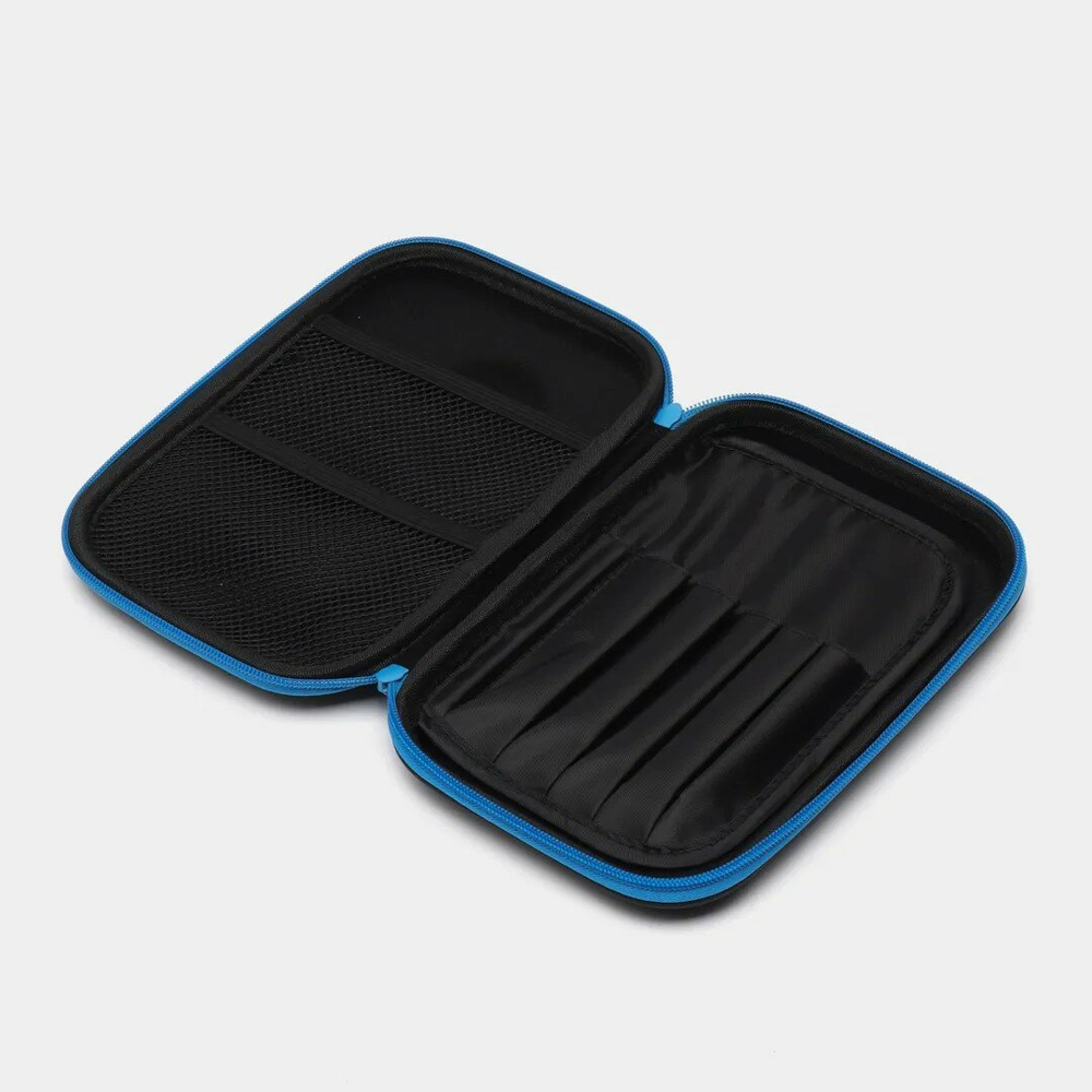 Пенал школьный с динозавром в школу для девочек мальчиков с 3д рисунком на молнии,  черный