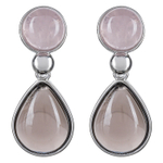 Серьги Possebon Q.Rose, Obs Fume A0738.7.11 S