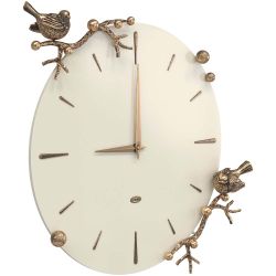 Часы настенные Терра Колор Кремовый белый Амбер