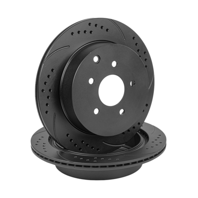 Диск тормозной GANZ задний перфорированный PRO-Line с покрытием (комплект - 2 шт) INFINITI FX-35 03 / NISSAN Murano 05-08 Арт.: GIJ06028S