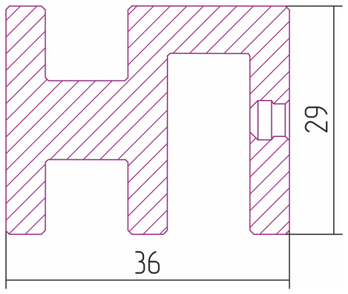 Вешалка Сунержа Каньон AL для ЭДР Космополит