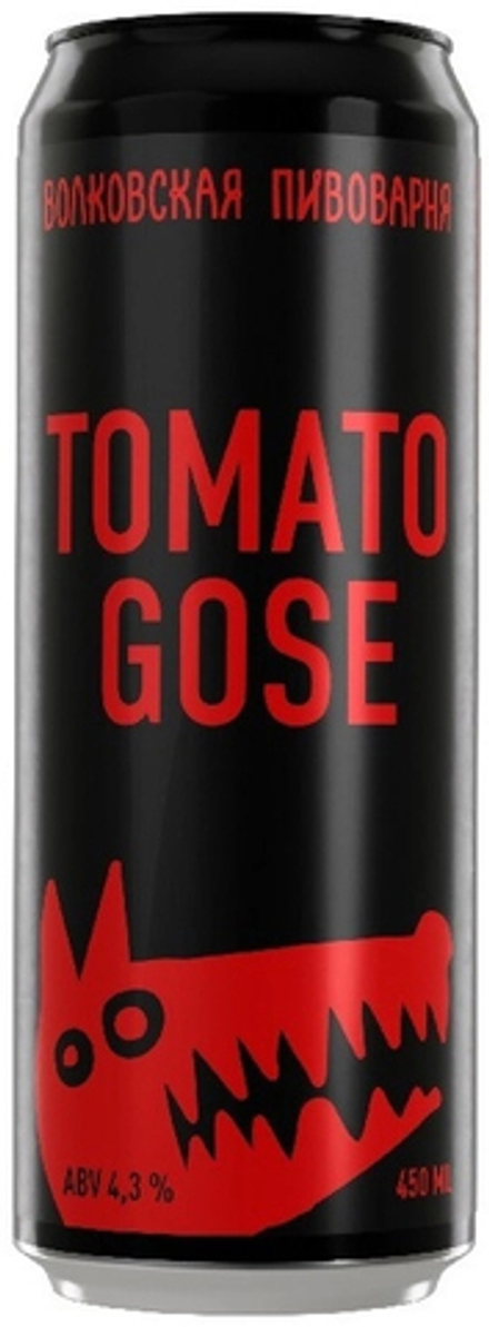 Пиво Волковская Пивоварня Томатный Гозе / Volkovskaya Pivovarnya Tomato Gose 0.45 - банка