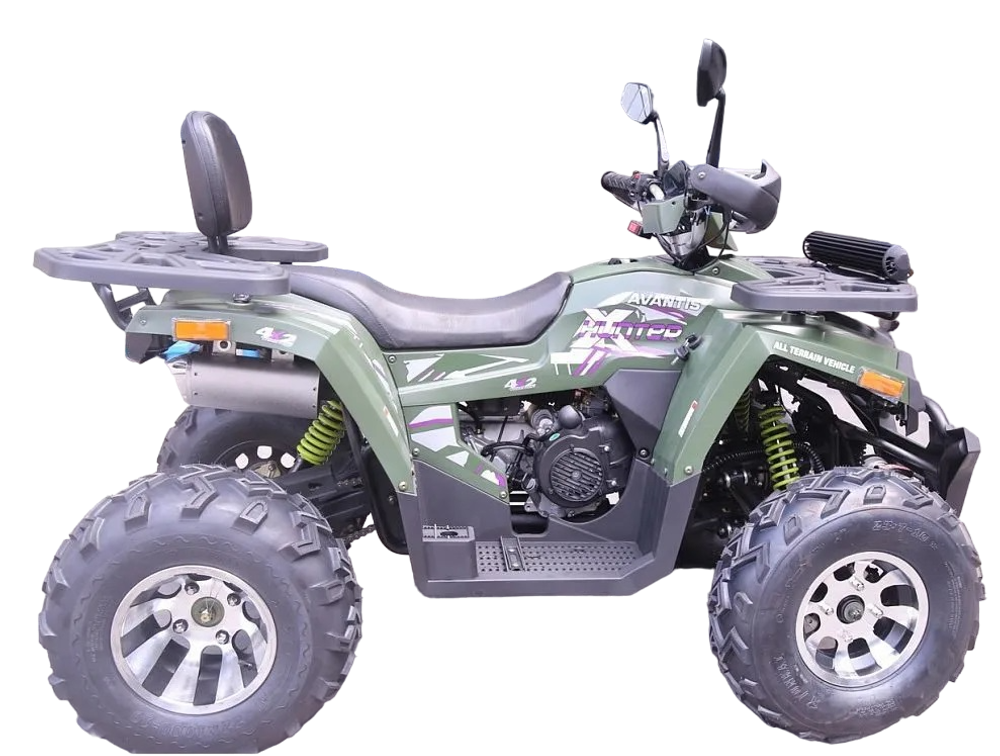 Квадроцикл Avantis Hunter H200 Big Premium (баланс. вал) зеленый