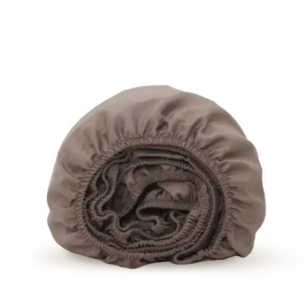 Простыня на резинке BuyColor (сатин) Шоколад