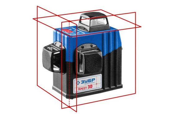Нивелир лазер.лин. К 360 3D,ЗУБР , 70м, точн. 0,3мм 34908