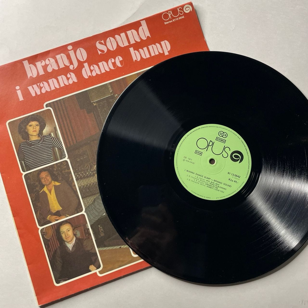 Винтажная виниловая пластинка LP Branjo Sound, I Wanna Dance Bump (Чехословакия 1978)