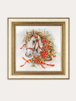 Набор из двух картин "Лошадь - символ 2026 года"