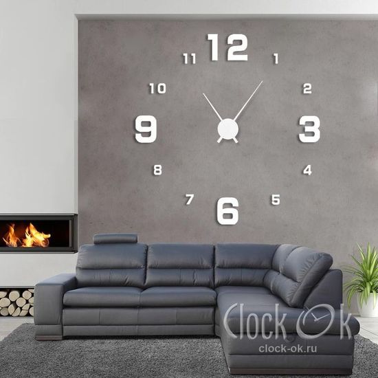 Настенные 3D часы Hi Tech
