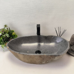 Раковина из речного камня RS-63610 (70*38*15) 0124