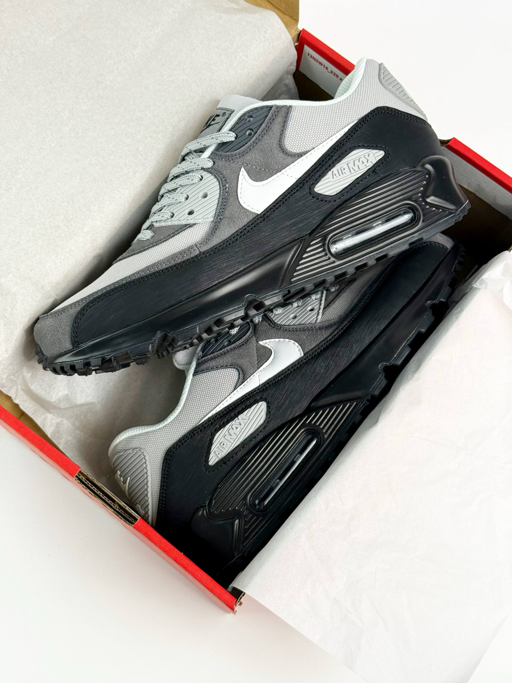 Кроссовкки Nike Air Max 90 #B208 (сер.)