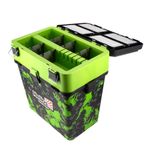 Ящик для зимней рыбалки &quot;SHARK&quot; Helios, 19 л, зелёный/8/6/