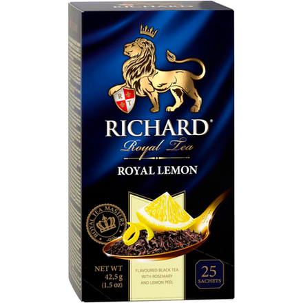 Чай черный Richard Royal Lemon 25 пакетиков