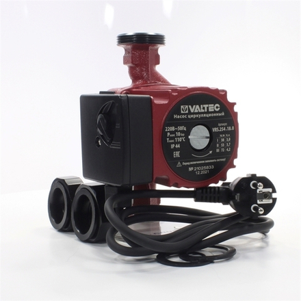 Насос циркуляционный Valtec VRS 258.18 (1х220В; 0,15кВт), с гайками