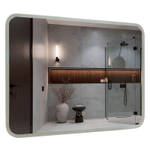 Зеркало Loranto Скай 80х60 с подсветкой, с подогревом, сенсорный выключатель (CS00098016)