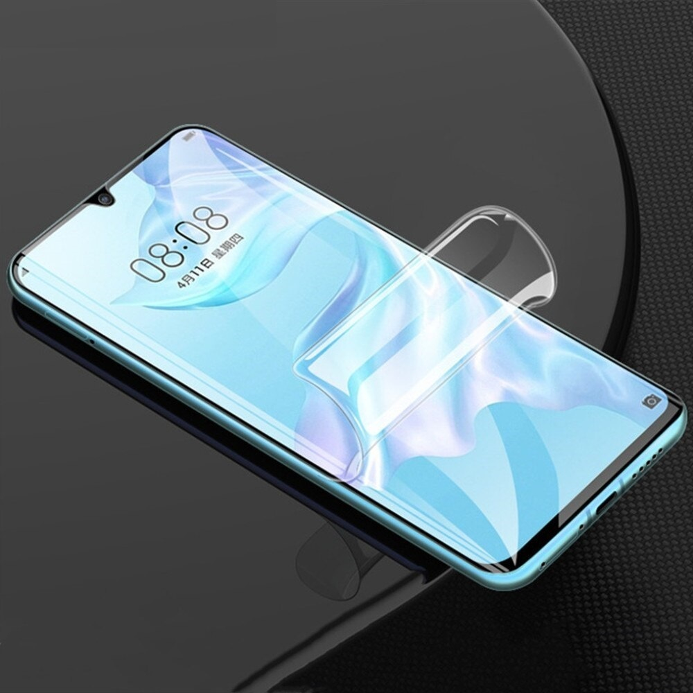 Защитная пленка полное покрытие для Huawei Honor 10X Lite/P Smart 2021 (самовосстанавливающаяся глянцевая)