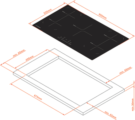 Индукционная варочная панель Kuppersberg ICS 905